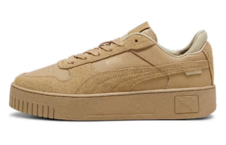 PUMA Carina Street Abrasion Resistant Low top Skateboard Shoes Women's Brown