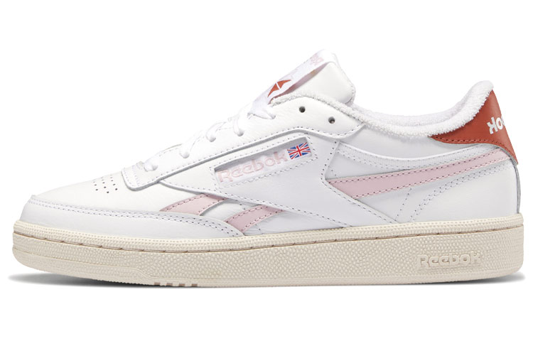 Reebok Revenge Skateboard Shoes Women's Low Top White/Pink/Red