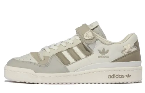 Adidas Originals FORUM 84 Skateboard Shoes Women's Beige Green Gray