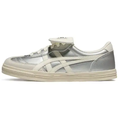 ASICS Aaron Abrasion Resistant Low top Skateboard Shoes Unisex Silver