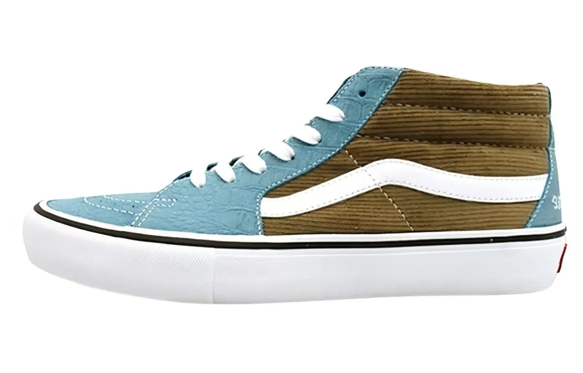 Sk8 Mid Supreme x Sk8 Mid Vans Pro 'Corduroy Croc'