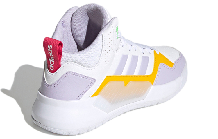 Женские кеды adidas neo PLAY9TIS 2.0 (бело-желтые) — фото 4