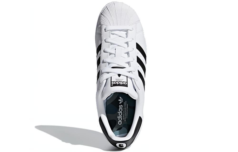 Женские кеды adidas originals Superstar (молочно-белые) — фото 4