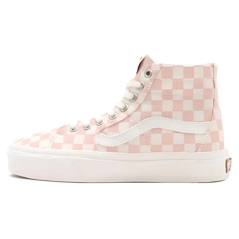 Vans SK8 HI Breathable Non Slip Wear resistant Casual Skateboarding Shoes Pink White 'Pink Blue'