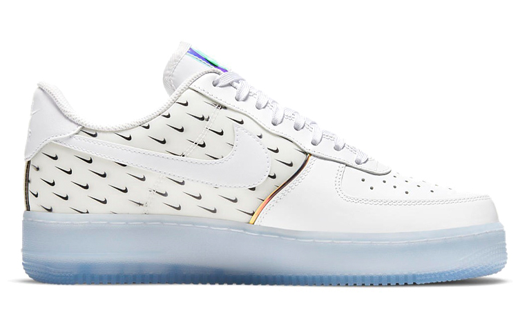 Мужские кроссовки Nike Air Force 1'07 PRM — 骨白/冰蓝 — фото 2