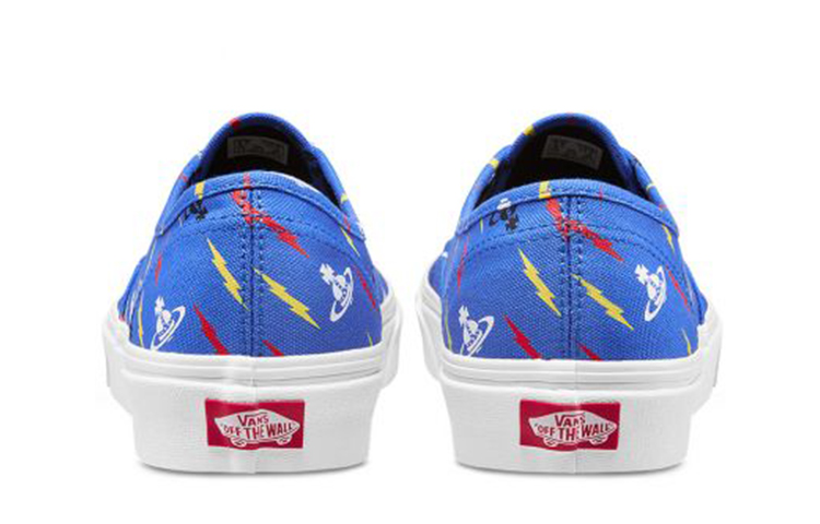 Кеды Vivienne Westwood x Vans Authentic (бело-голубой) — фото 5