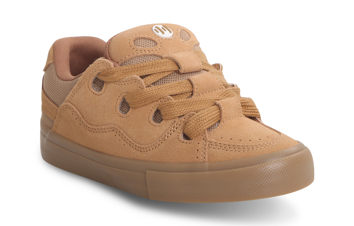 Ollieskate Slip Resistant Cushioning Abrasion Resistant Skateboard Shoes Unisex Wheat