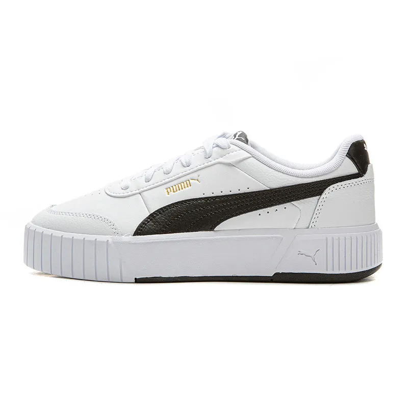 PUMA Carina Mia Abrasion Resistant Low top Skateboard Shoes Women's White