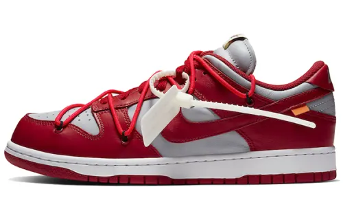 Nike Dunk Low Off White University Red