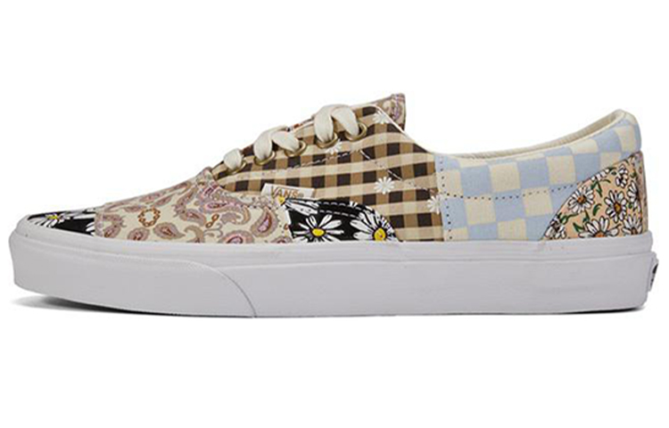 Кеды Vans Era Meadow Patchwork (бело-желтые)