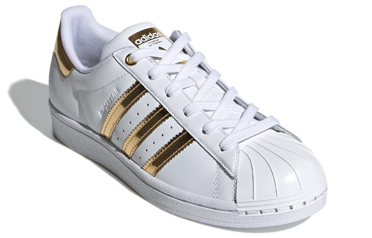 Женские кеды adidas Superstar Metal Toe (белый) — фото 3