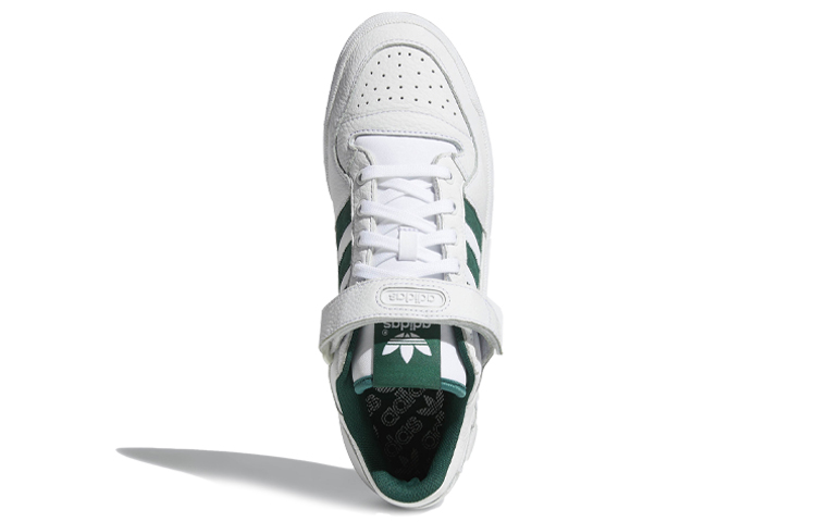 Кеды adidas originals FORUM Low Refined (бело-зеленые) — фото 5