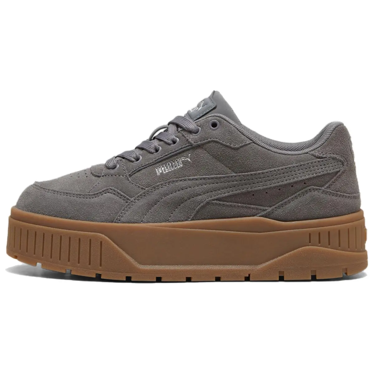 PUMA Karmen II Idol Comfortable And Trendy Low top Skateboard Shoes Women's Dark Gray