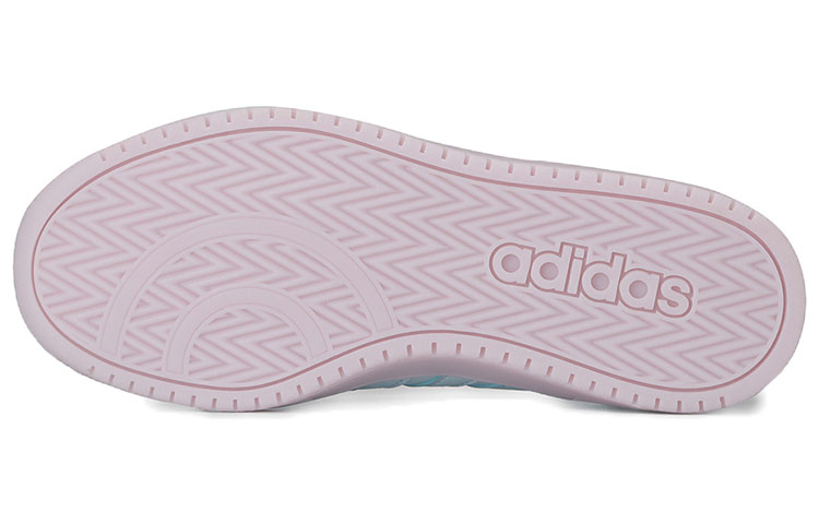 Женские кеды adidas neo Hoops 2.0 (белый / светло-синий) — фото 5