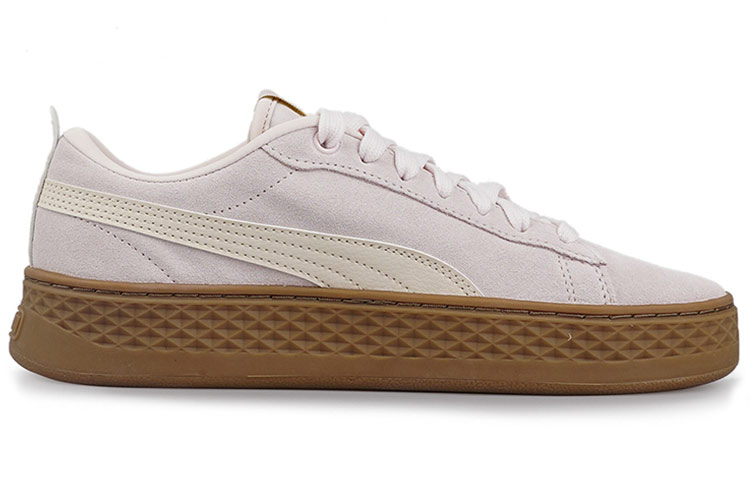 Женские кеды PUMA Smash Platform (кремово-розовые) — фото 2