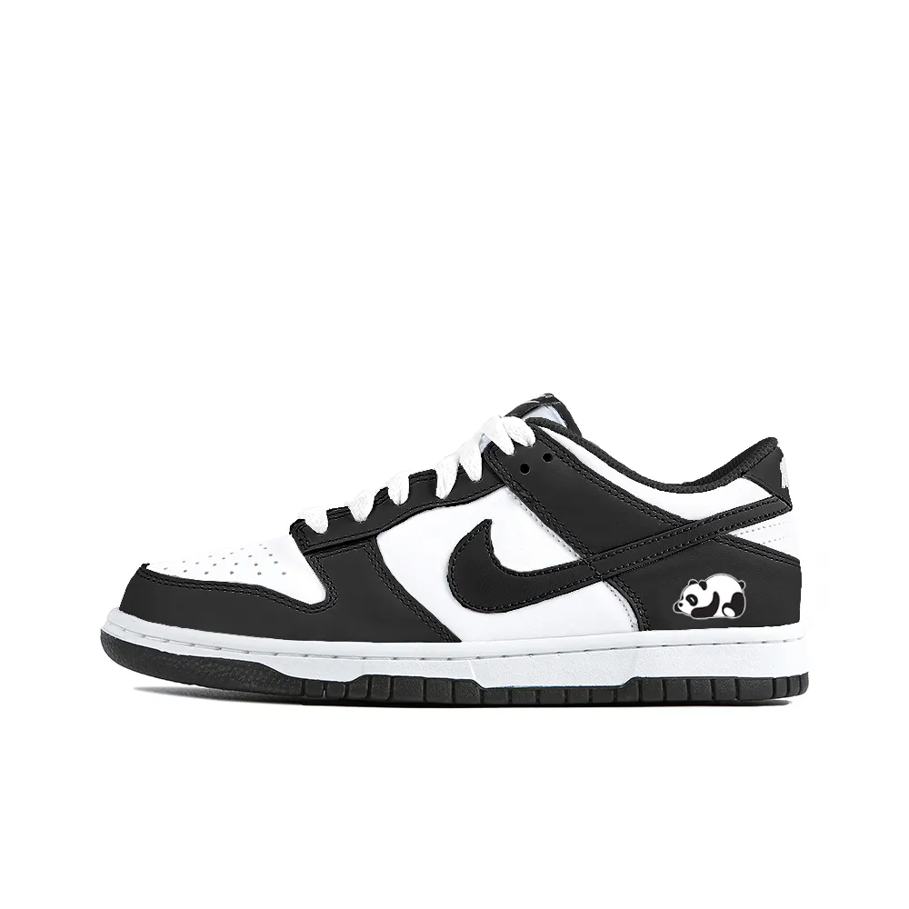 Nike Dunk Low top Skateboard Shoes Unisex Black White