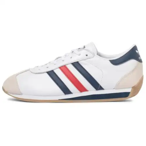 Adidas Originals Country 2 Slip Resistant Low top Skateboard Shoes Unisex White