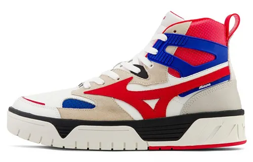 Mizuno Court Cl Mid Synthetic Leather Coverage Slip Resistant, Abrasion Resistant, Breathable High top Skateboard Shoes