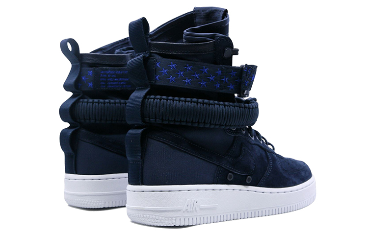 Женские кроссовки Nike Air Force 1 Midnight Navy' (синие) — Синий — фото 4