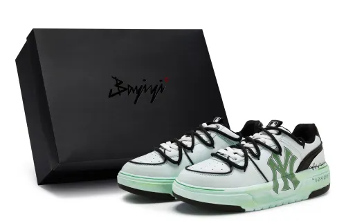 MLB Chunky Liner 811 Manufacturing, Chunchen Heartbeat Green, Special Shoe Box Low top Skateboard Shoes Unisex