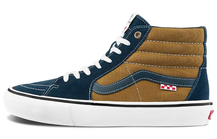 Sk8 Dane Reynolds x Sk8 Skate Vans-Hi 'Navy Golden Brown'