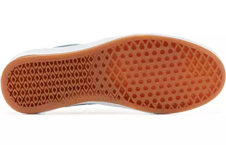 Кеды Vans Berle Pro (желто-синие) — Жёлтый / синий — фото 5