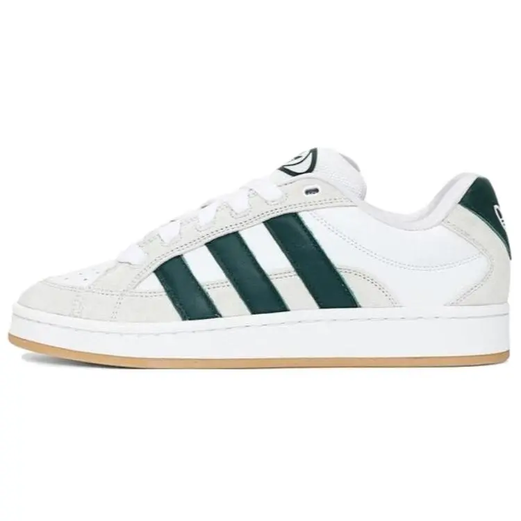 Adidas Originals CAMPUS 00s Leather, Suede Low top Skateboard Shoes Unisex White Gray