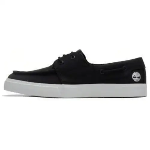 Timberland Low Lace Up Sneakers 'Black Canvas'