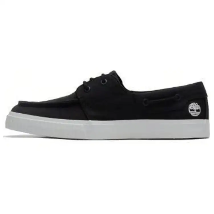 Timberland Low Lace Up Sneakers 'Black Canvas'