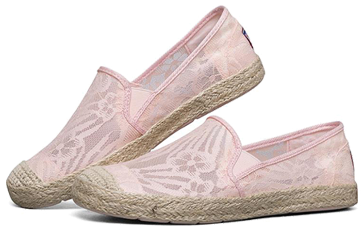 Женские слипоны Skechers Flexpadrille (розово-красные) — Розовыйкрасный — фото 3