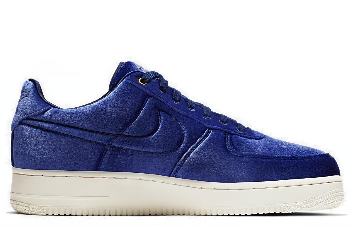 Кеды Nike Air Force 1 07 Premium (синие) — Синий / белый — фото 2