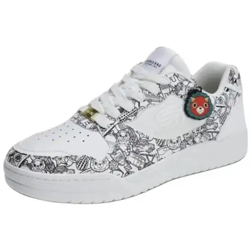 SPYxFAMILY x Skechers Abrasion Resistant Low top Skateboard Shoes Men's White