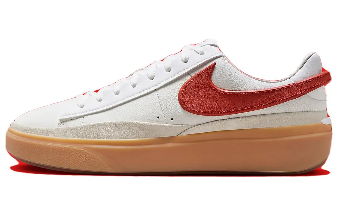 Nike Blazer Phantom 'Goddess Of Victory' Comfortable Low top Skateboard Shoes Men's White Red