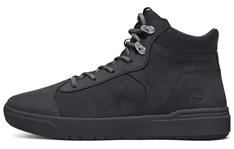 Timberland Chukka Seneca Bay Slip Resistant Abrasion Resistant High top Skateboard Shoes Men's Black