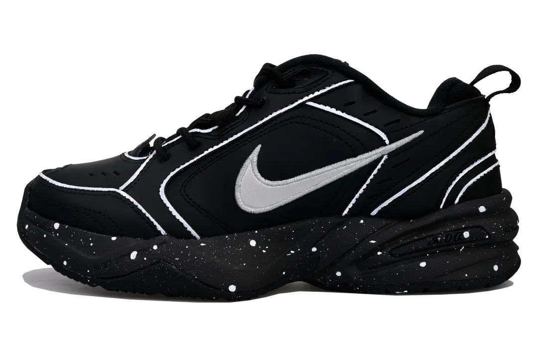 Nike Air Monarch 4 Low top Chunky Sneakers Unisex Black White