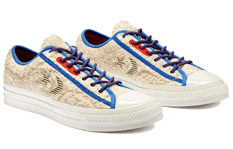 Кеды Converse Retro Sherpa (бежевые) — фото 3