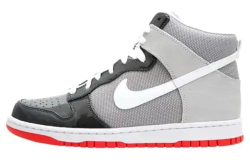 Nike Dunk High Patent Toe Grey Sunburst