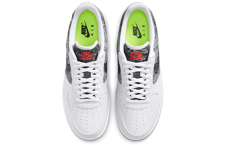 Мужские кеды Nike Air Force 1 07 LV8 (белый) — Белый / серый / чёрный / красный / зелёный — фото 4