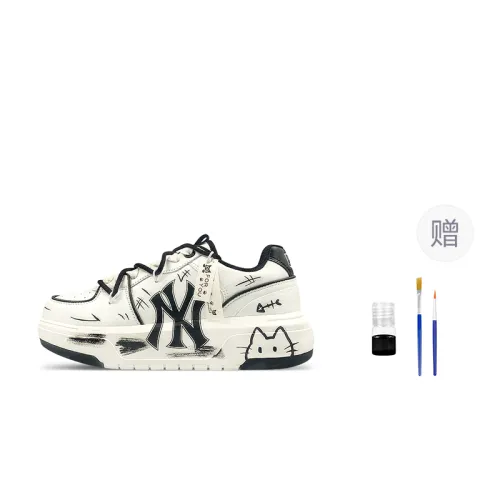 MLB Chunky Liner Low top Skateboard Shoes Unisex Black White