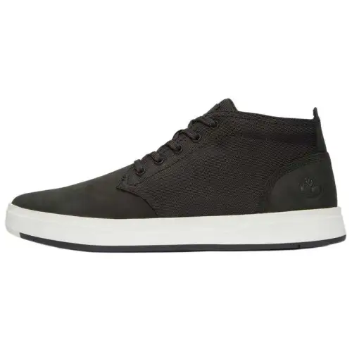 Timberland Slip Resistant Abrasion Resistant Mid top Skateboard Shoes Men's Black