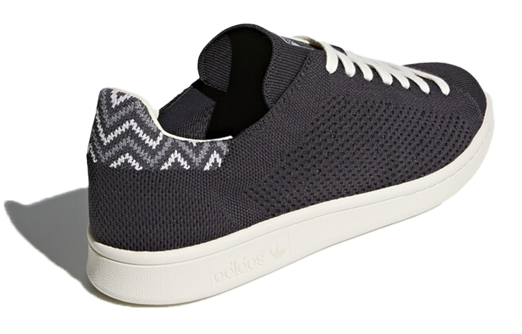 Кеды adidas originals StanSmith Primeknit (черно-белые) — фото 4