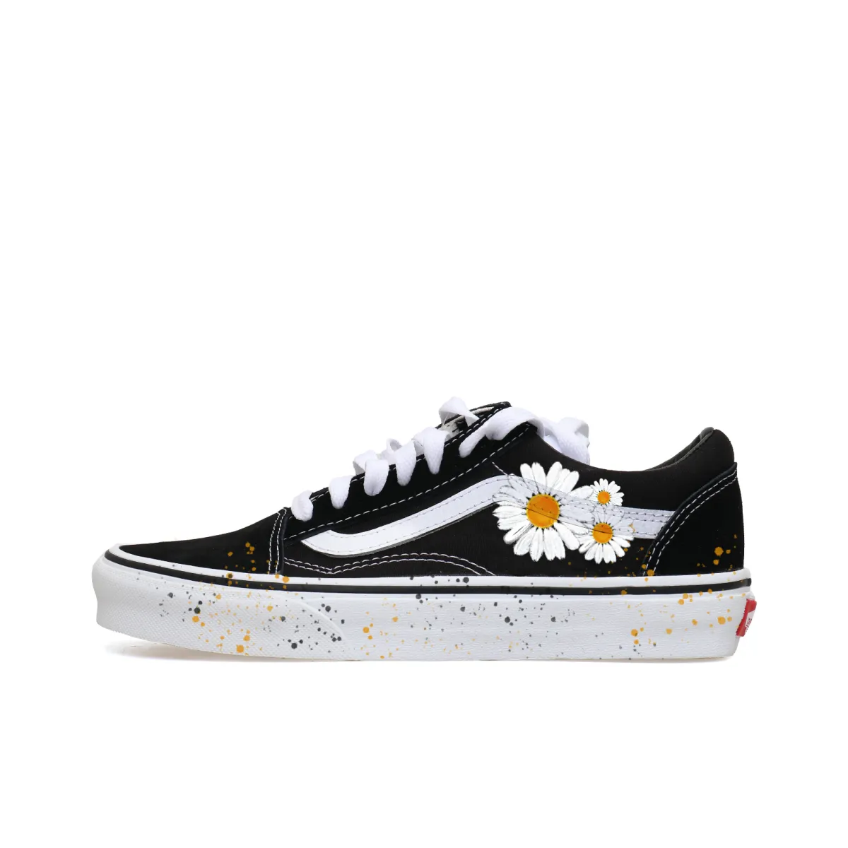 Vans Old Skool Slip Resistant Low top Skateboard Shoes Unisex Black White