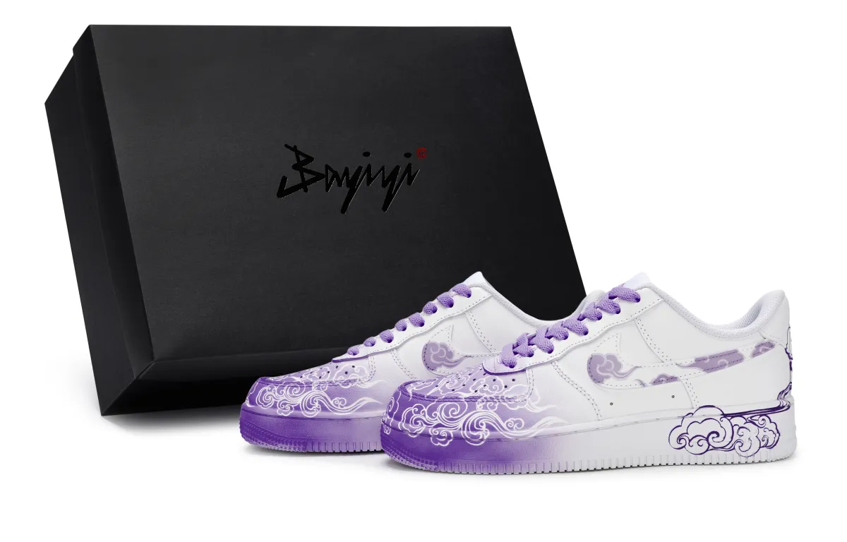 Nike Air Force 1 Made In 811, Cloud Roll Wave Shu Purple, Special Shoebox Slip Resistant Slip Resistant Low top