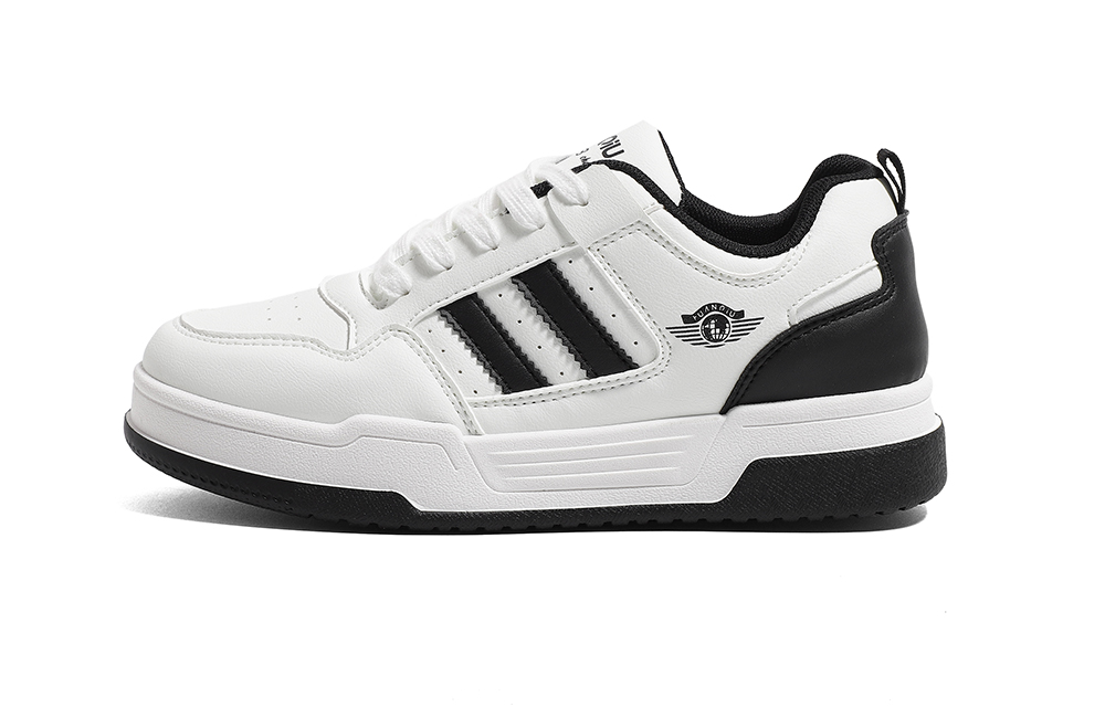 Global HUANQIU versatile casual 3.5cm height increase non-slip wear-resistant lightweight low-cut sneakers women's white