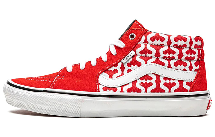 Grosso Supreme x Grosso Vans Mid 'Monogram S - Red'