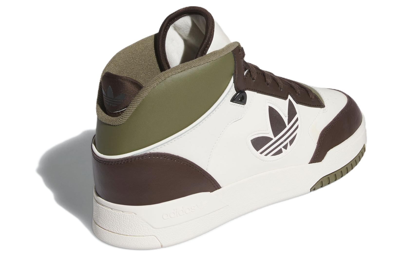 Кеды adidas originals Drop Step (бело-коричневые) — Белыйкоричневый — фото 4