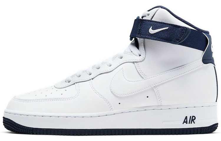 Кеды Nike Air Force 1 White Regency Purple (бело-синие)
