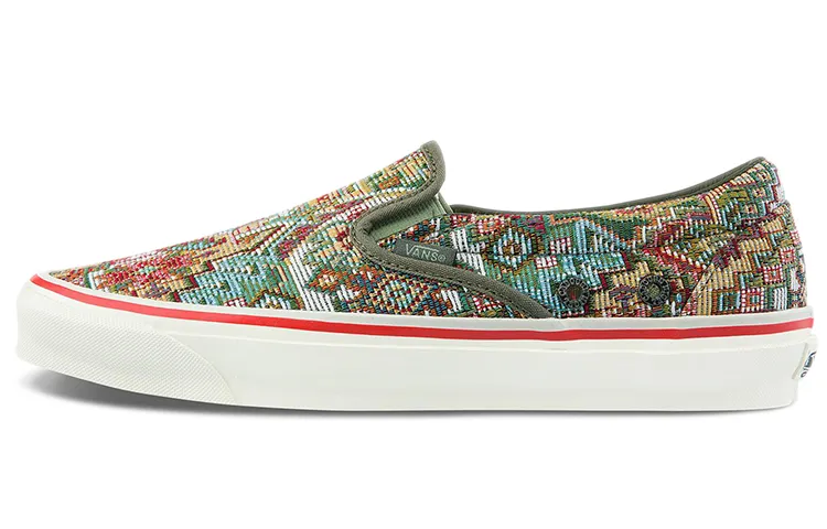 Slip-On Nigel Cabourn x Slip-On Og Classic Vans Lx 'Carpet Green Mix'
