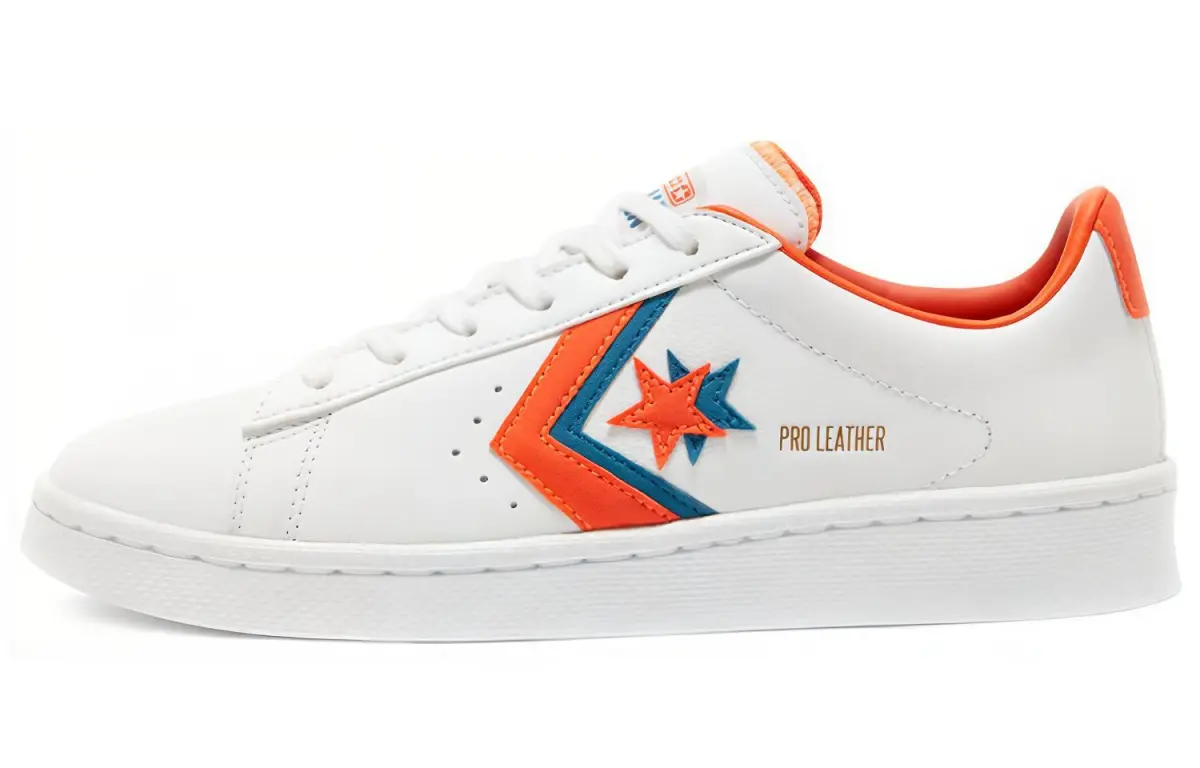 Pro Leather Converse Low 'Sunblocked - Bold Mandarin'