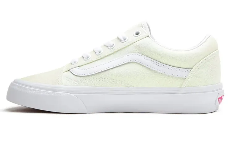 Vans Old Skool Uv Glitter Low top Skateboard Shoes Women's Neon Green